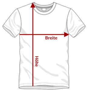 T-Shirt Abmessungen