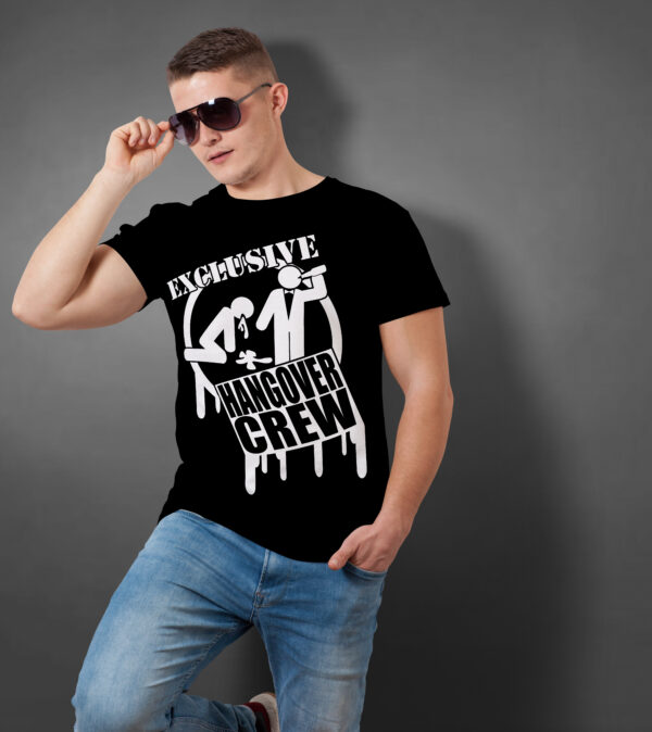 Exclusive Hangover Crew T-Shirt für alle Nachtschwärmer und Partymäuse