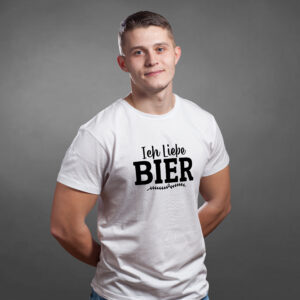 Bierliebhaber T-Shirt - Ich liebe Bier - Zeig was du gerne magst