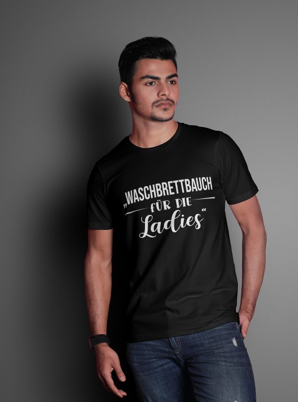 T-Shirt: Waschbrettbauch für die Ladies