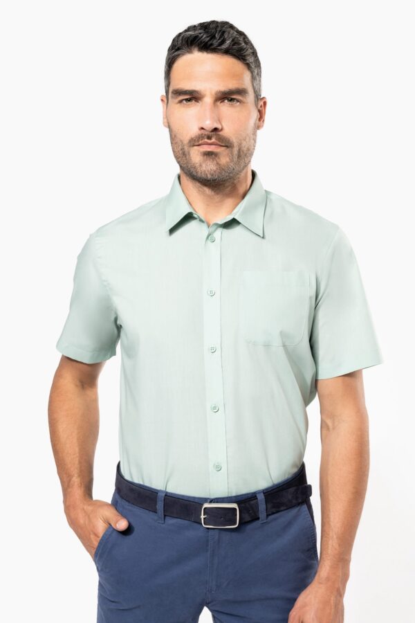 Kariban K551 - Popeline Kurzarmhemd für Herren - Forest Green – Bild 8