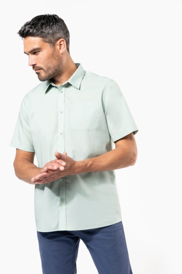 Kariban K551 - Popeline Kurzarmhemd für Herren - Forest Green – Bild 6