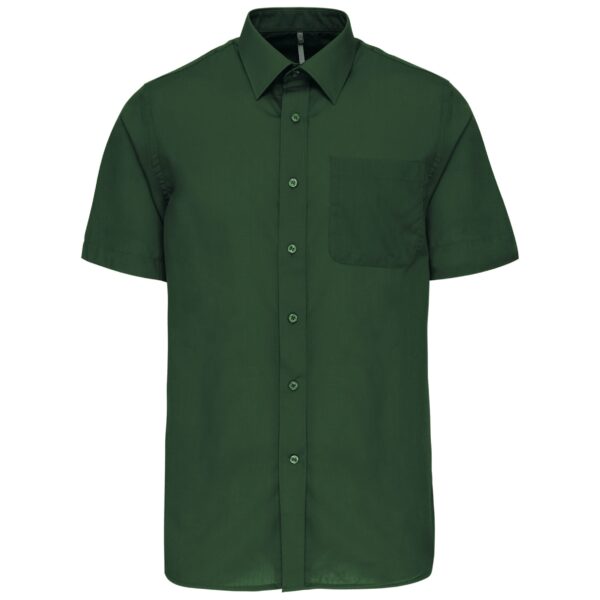 Kariban K551 - Popeline Kurzarmhemd für Herren - Forest Green – Bild 2