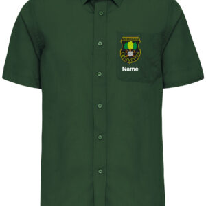 Kariban K551 - Popeline Kurzarmhemd für Herren - Forest Green