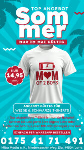 Mom of 2 Boys Mai Angebot